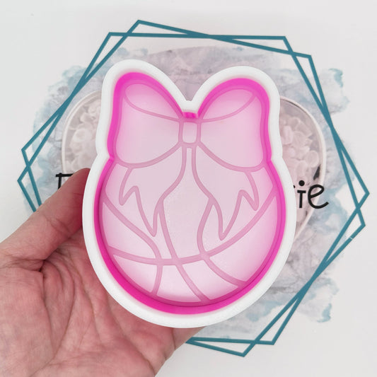 Basketball with Bow Freshie Mold