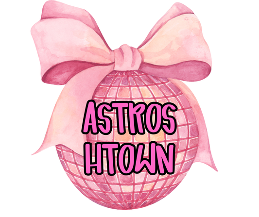 HOUSTON ASTROS HTOWN CAR FRESHIE CARD STOCK (CHOOSE IMAGE)