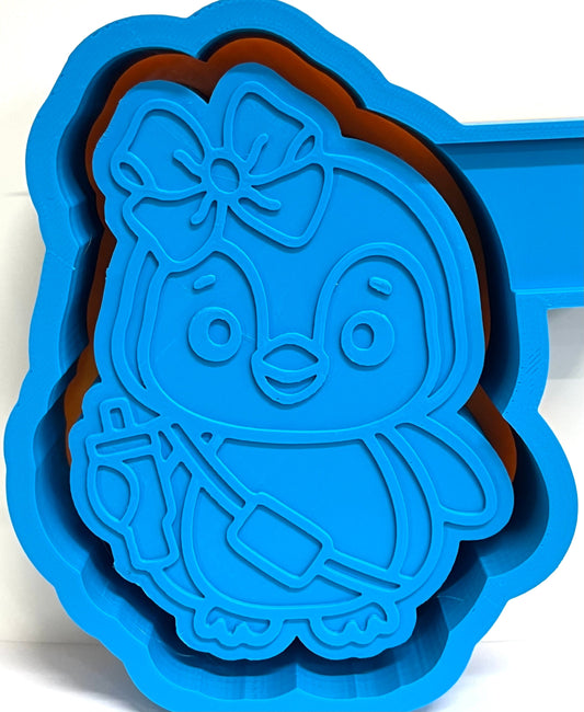 Boujee Penguin Mold