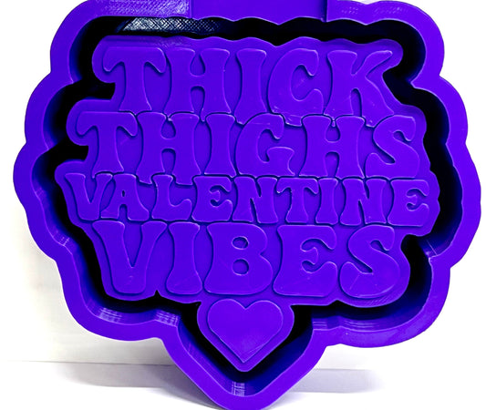 Thick Thighs Valentine Vibes Mold
