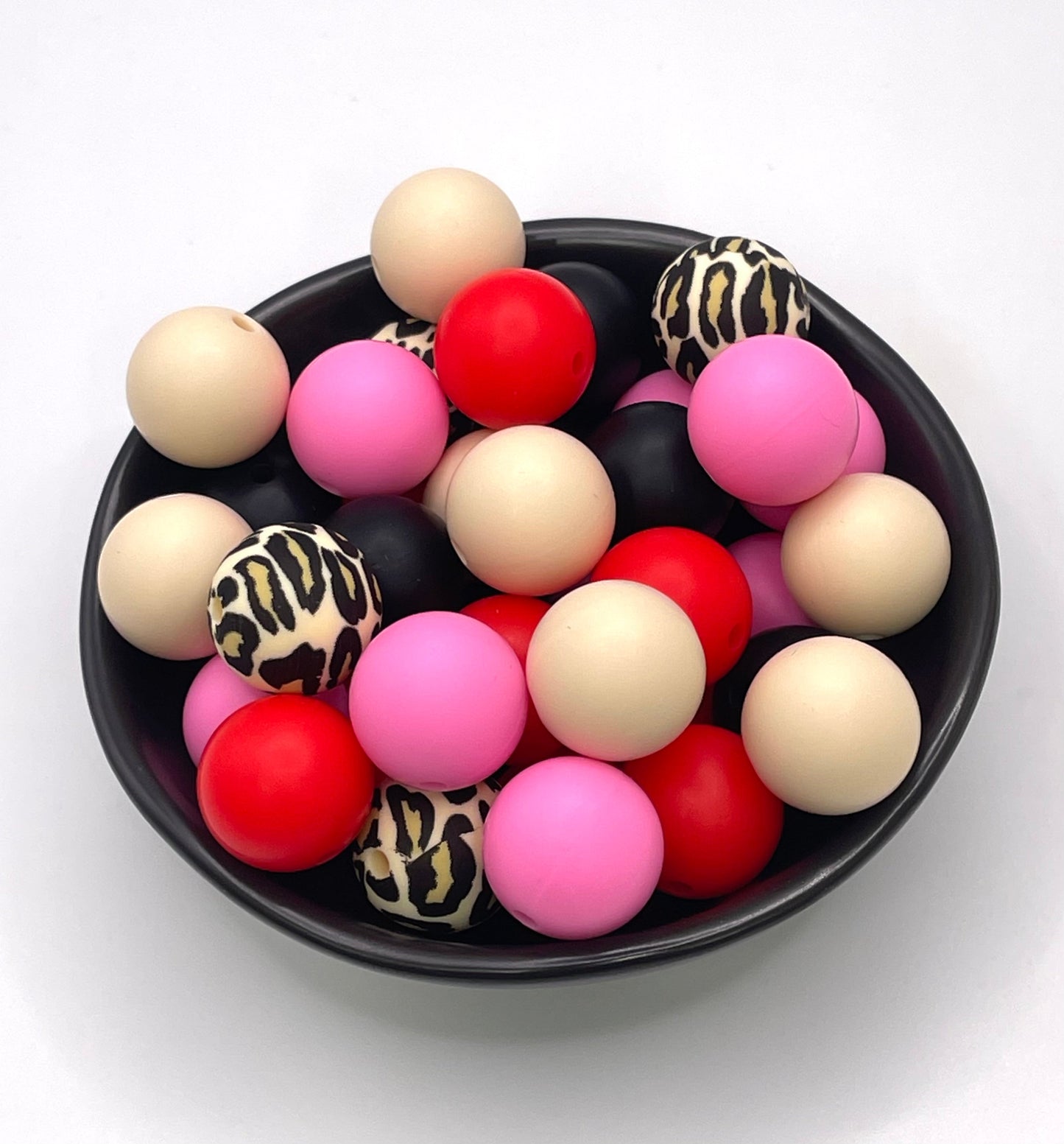 15mm Round Silicone Beads