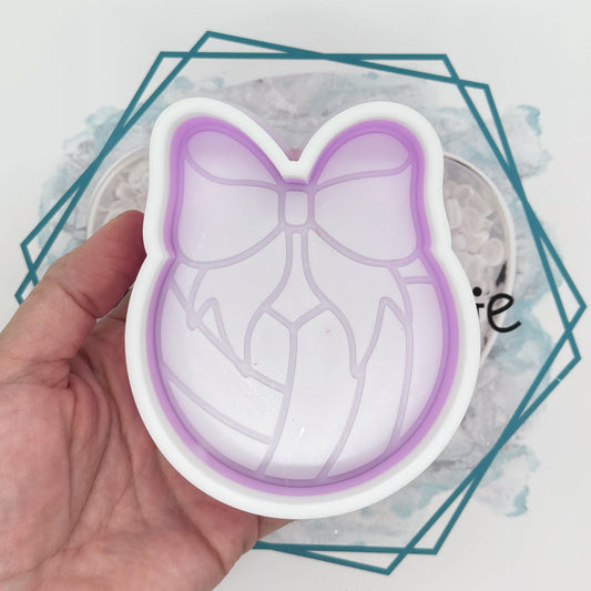 Volleyball with Bow Freshie Mold