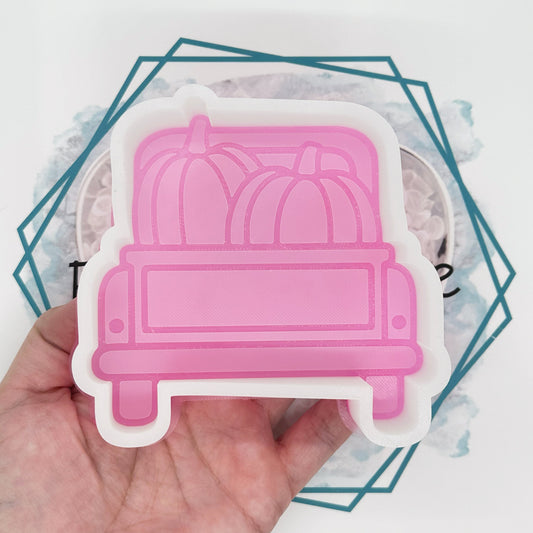 Truck with Pumpkins (back view) Freshie Mold