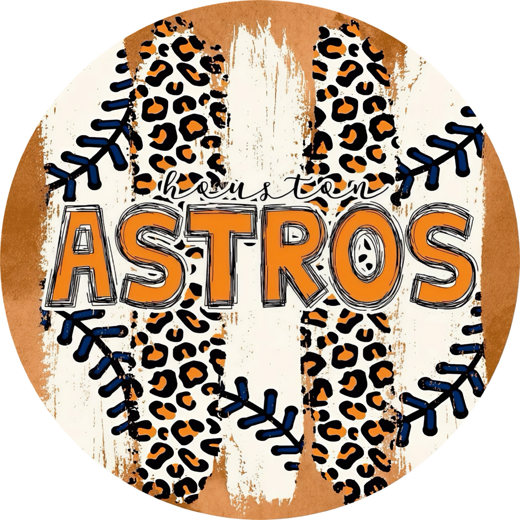HOUSTON ASTROS HTOWN CAR FRESHIE CARD STOCK (CHOOSE IMAGE)