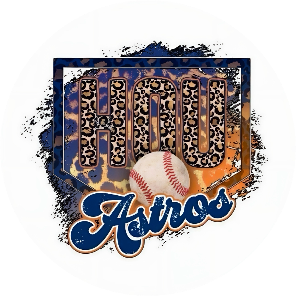 HOUSTON ASTROS HTOWN CAR FRESHIE CARD STOCK (CHOOSE IMAGE)
