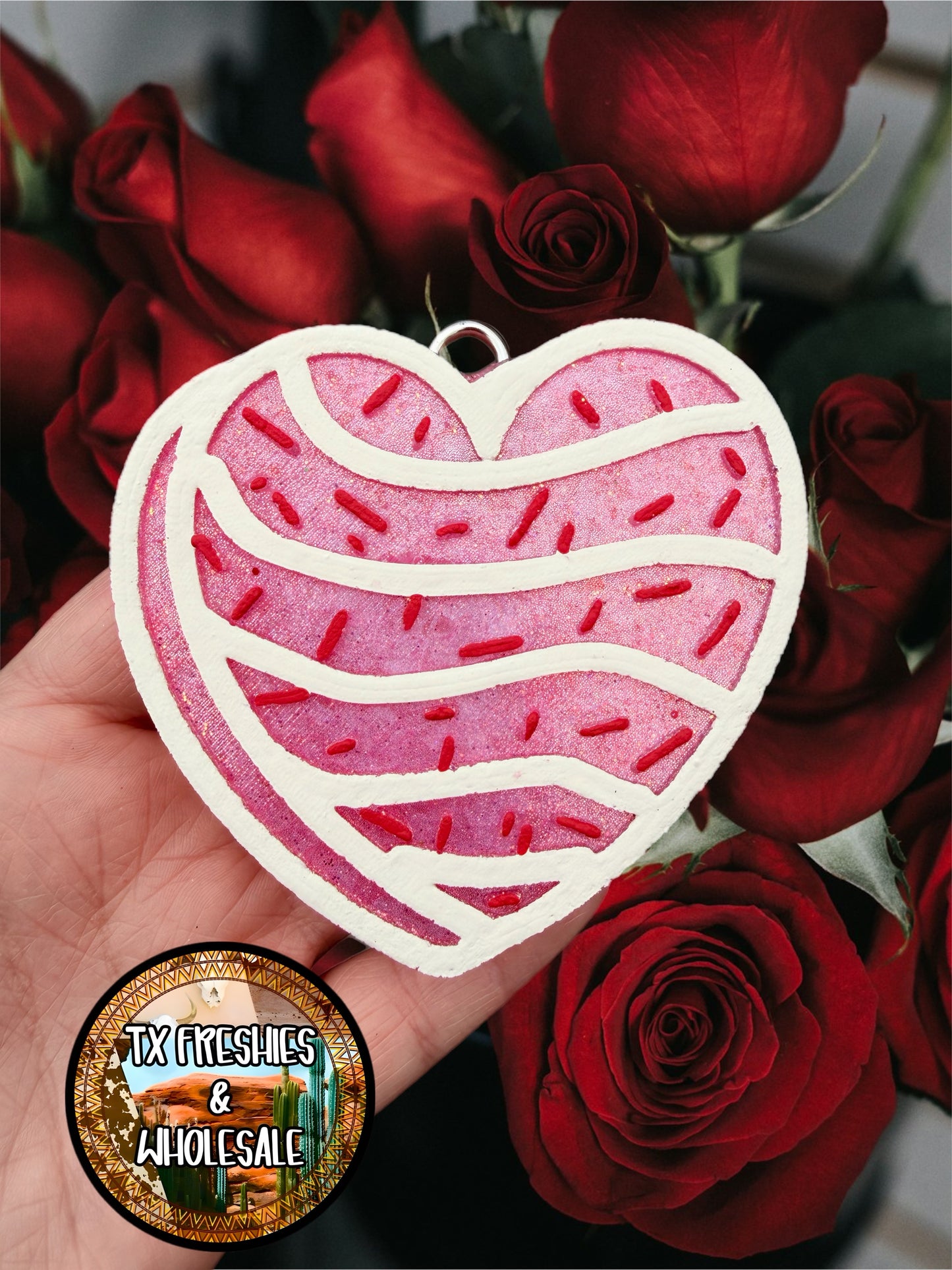 VALENTINE'S LOVE ROMANCE PAINTED CAR FRESHIE (YOU CHOOSE DESIGN)