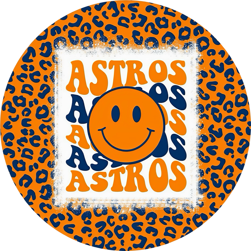 HOUSTON ASTROS HTOWN CAR FRESHIE CARD STOCK (CHOOSE IMAGE)
