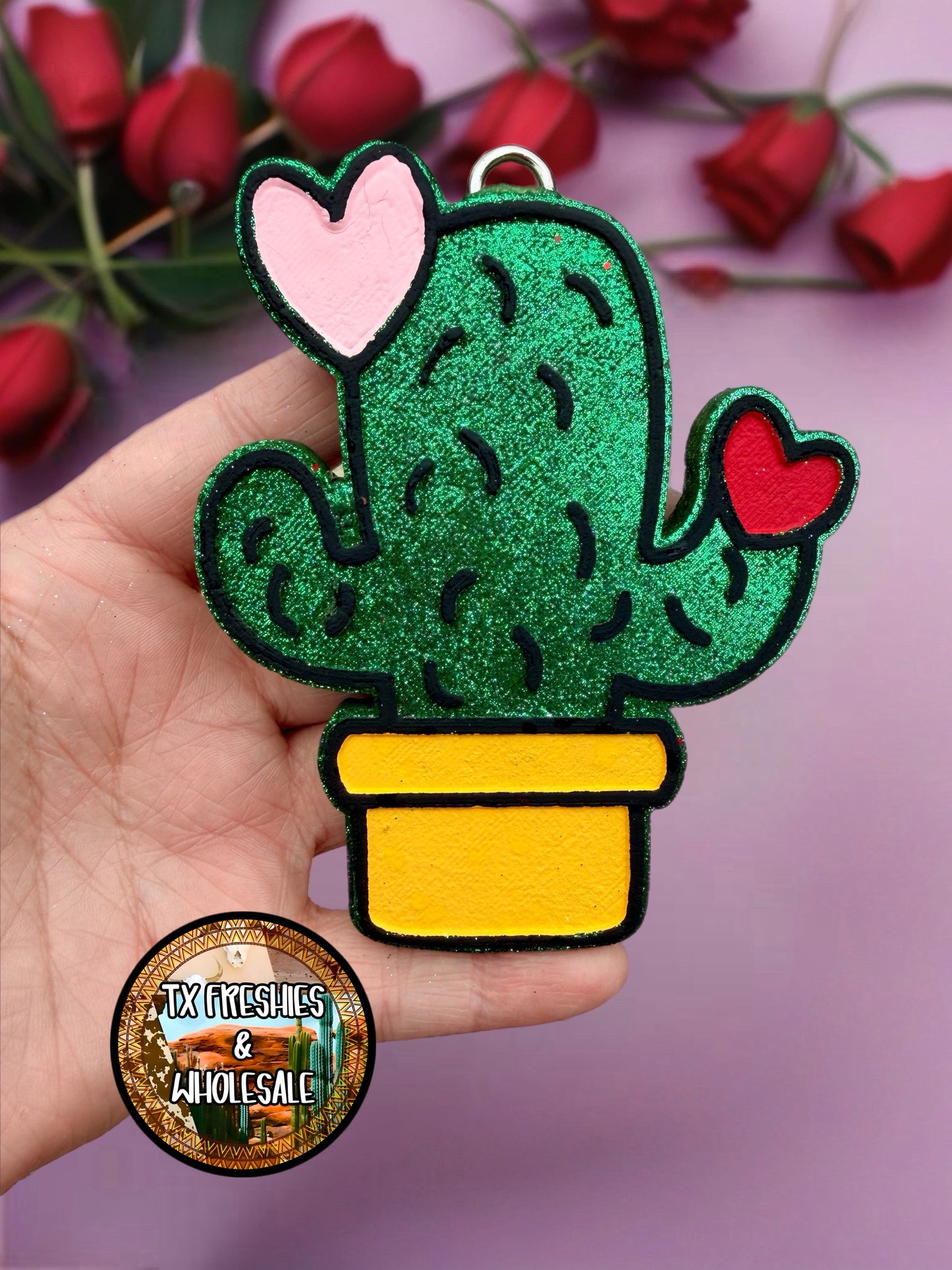 VALENTINE'S LOVE ROMANCE PAINTED CAR FRESHIE (YOU CHOOSE DESIGN)