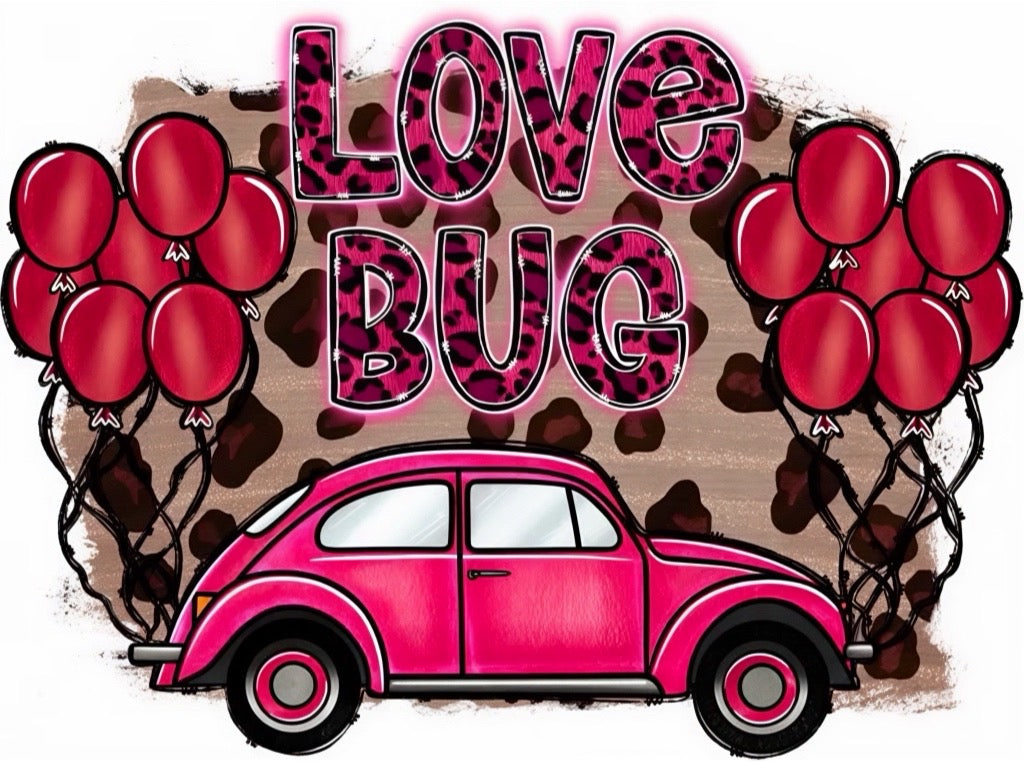 VALENTINES LOVE ROMANCE CARD STOCK CAR FRESHIE (CHOOSE IMAGE)