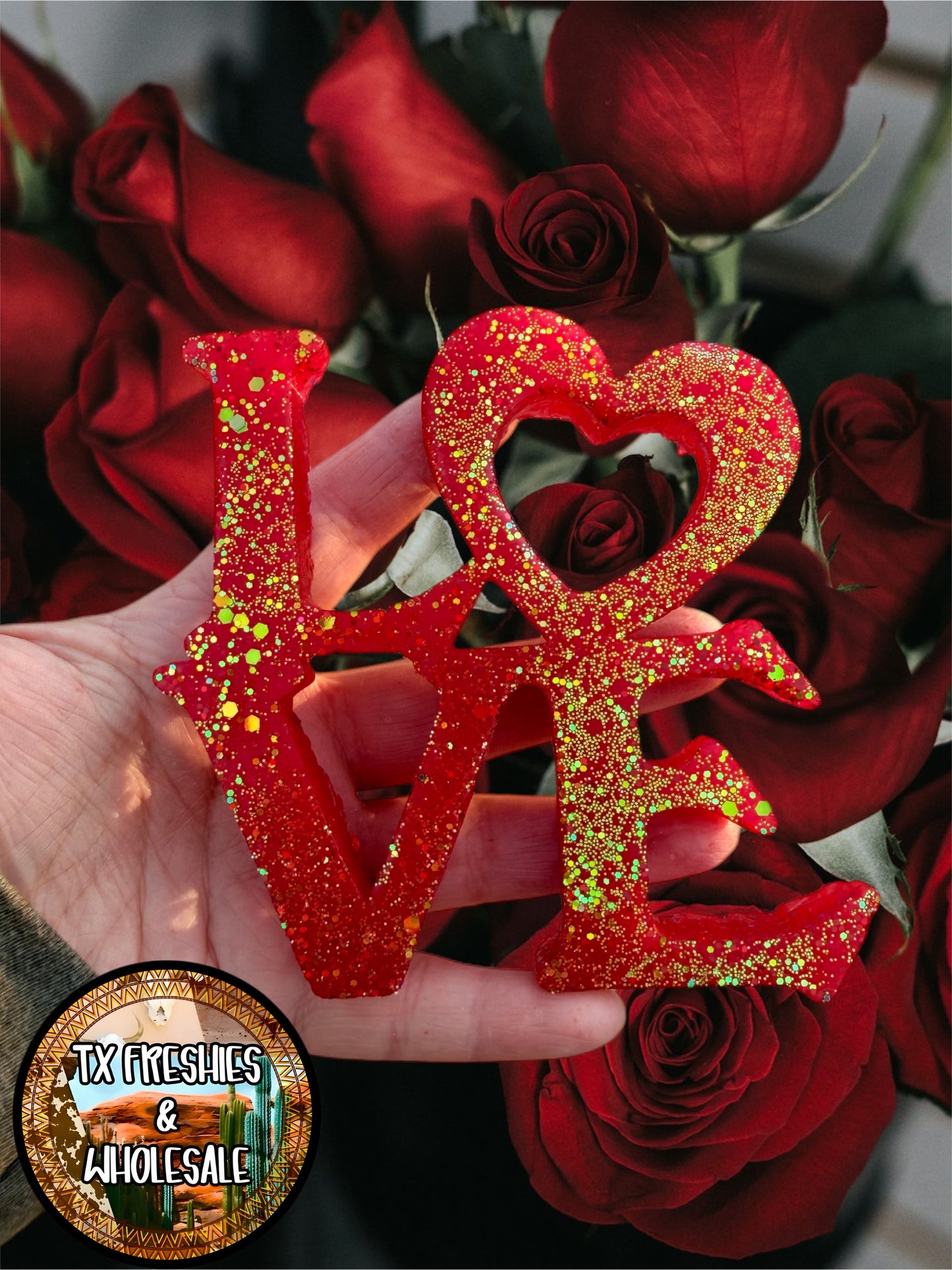 VALENTINE'S LOVE ROMANCE PAINTED CAR FRESHIE (YOU CHOOSE DESIGN)