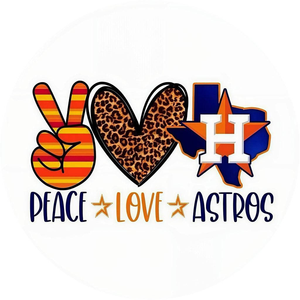 HOUSTON ASTROS HTOWN CAR FRESHIE CARD STOCK (CHOOSE IMAGE)