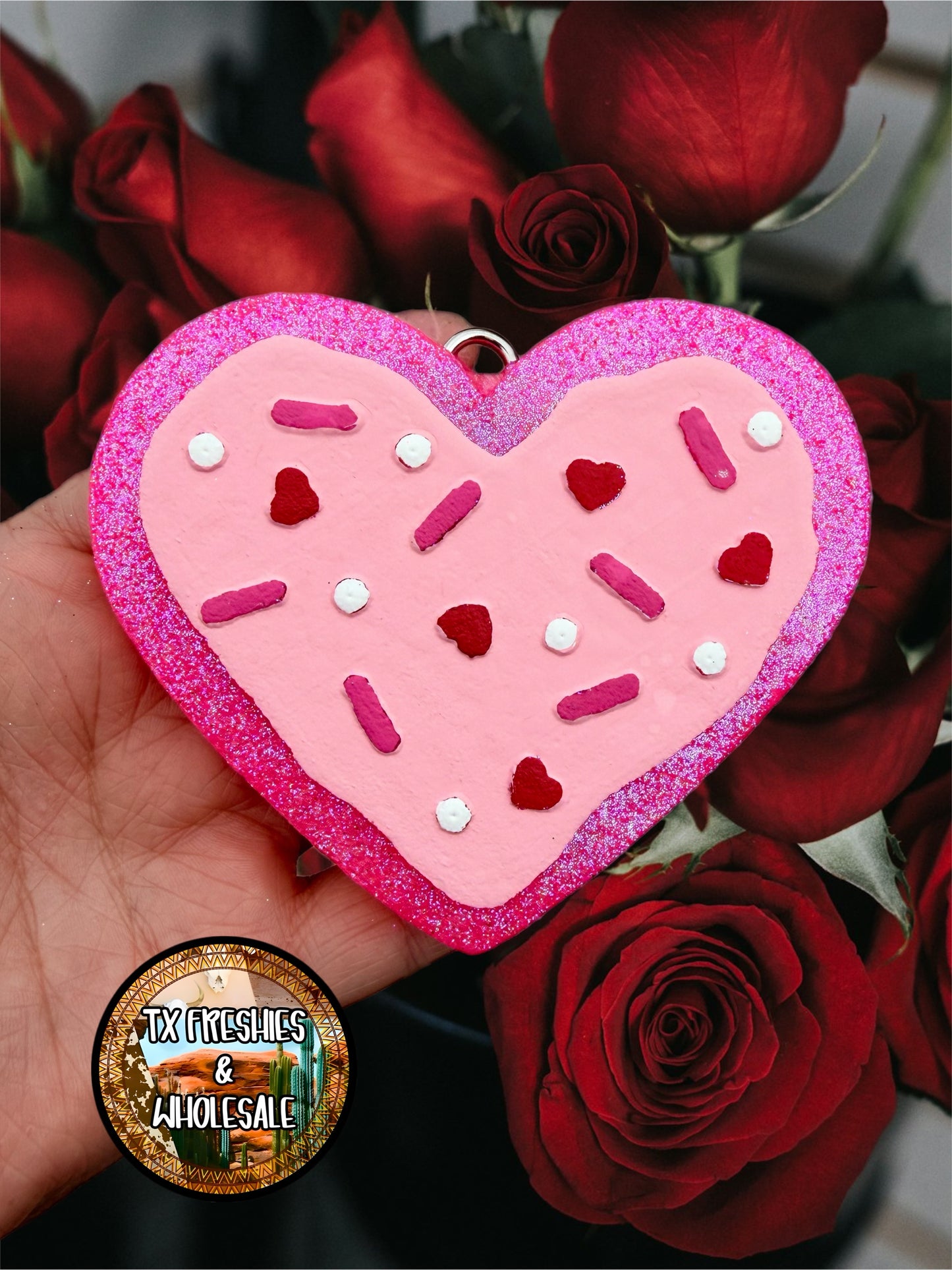 VALENTINE'S LOVE ROMANCE PAINTED CAR FRESHIE (YOU CHOOSE DESIGN)