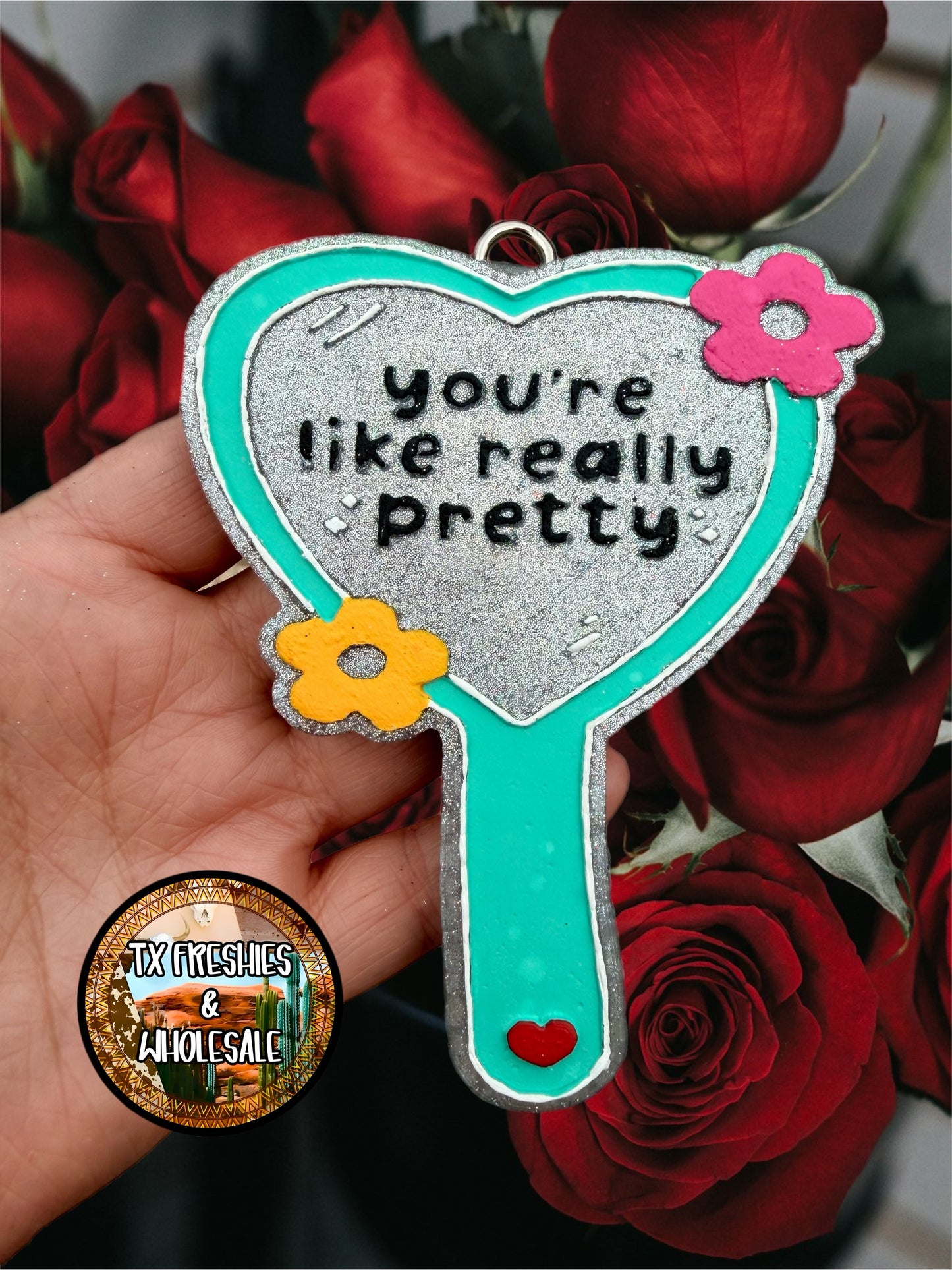 VALENTINE'S LOVE ROMANCE PAINTED CAR FRESHIE (YOU CHOOSE DESIGN)