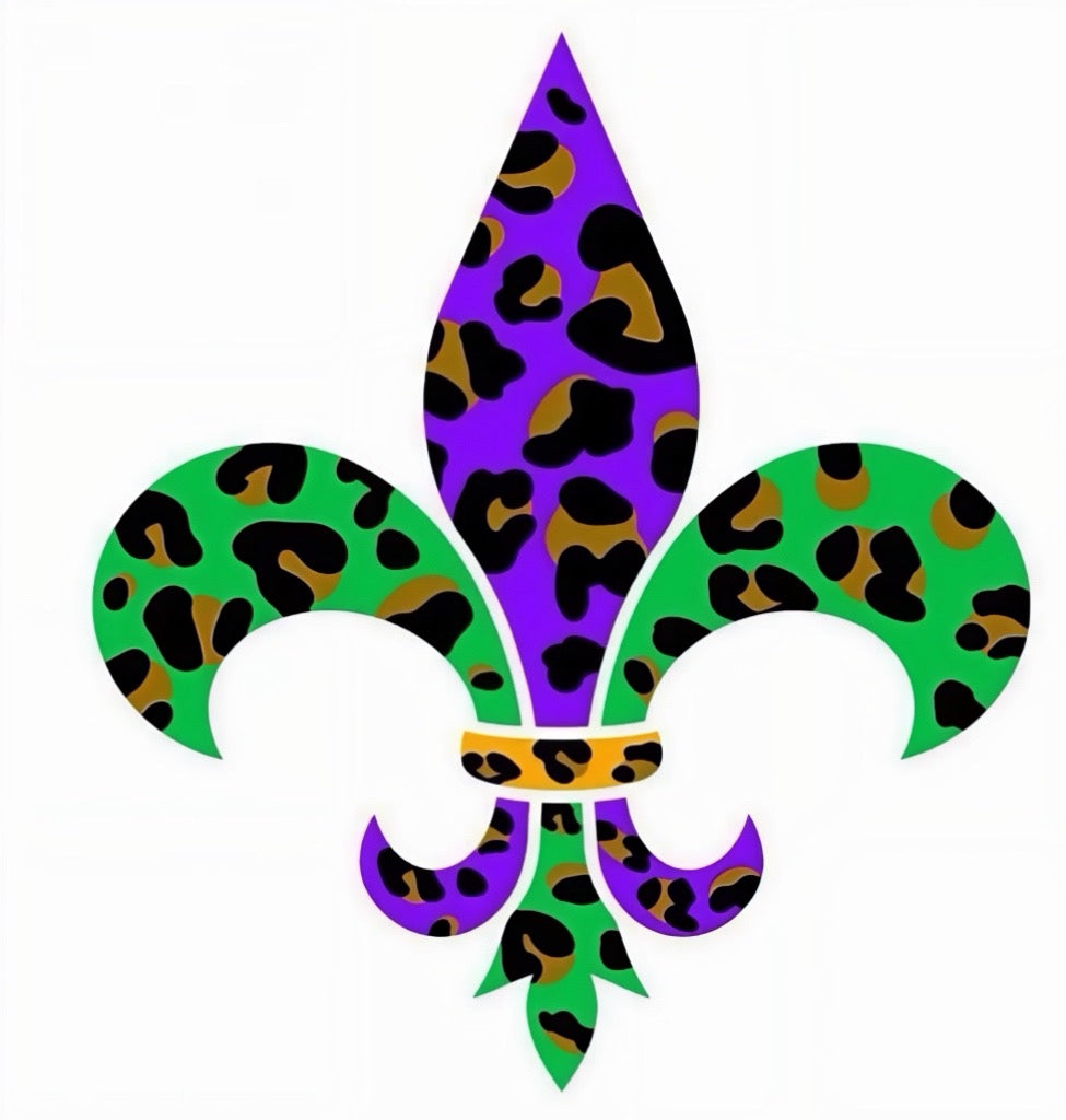 MARDI GRAS CAR FRESHIE CARD STOCK (CHOOSE IMAGE)