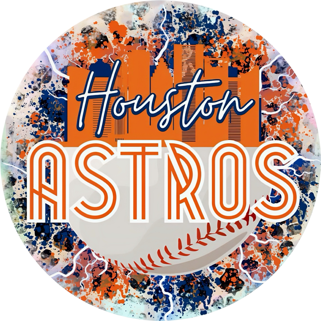 HOUSTON ASTROS HTOWN CAR FRESHIE CARD STOCK (CHOOSE IMAGE)