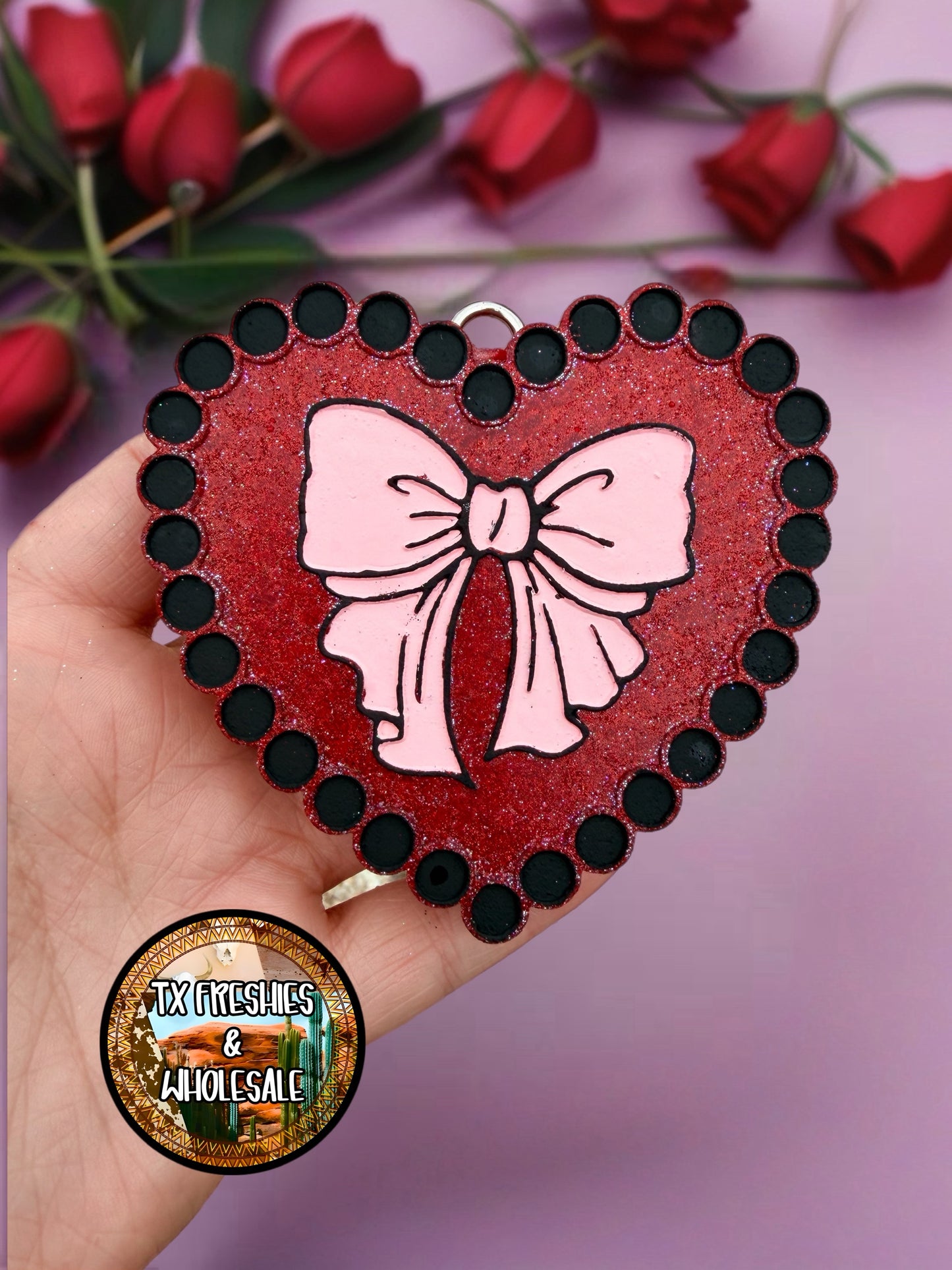 VALENTINE'S LOVE ROMANCE PAINTED CAR FRESHIE (YOU CHOOSE DESIGN)