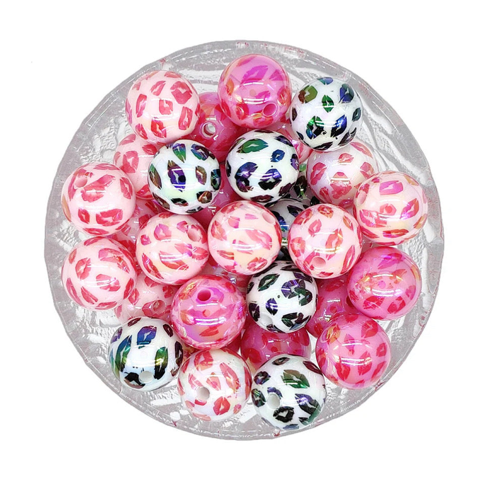 16mm Bubblegum Beads
