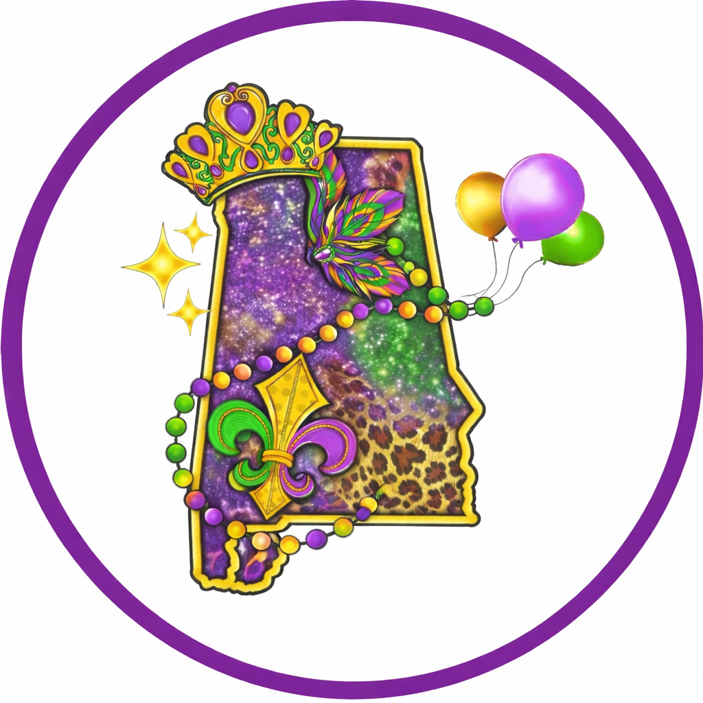 MARDI GRAS CAR FRESHIE CARD STOCK (CHOOSE IMAGE)