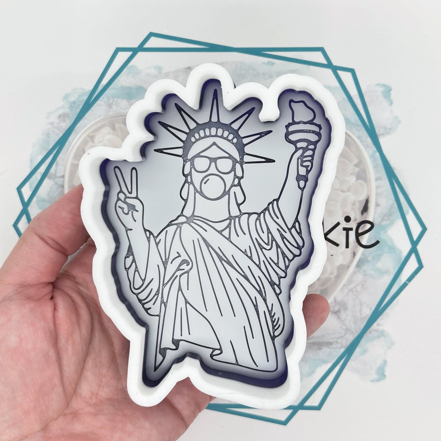 Lady Liberty Freshie Mold