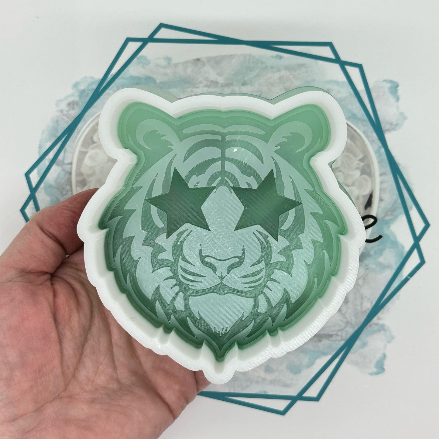 Tiger with Stars Freshie Mold