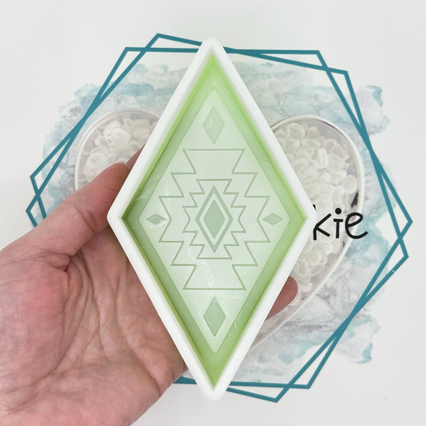 Aztec Diamond Freshie Mold