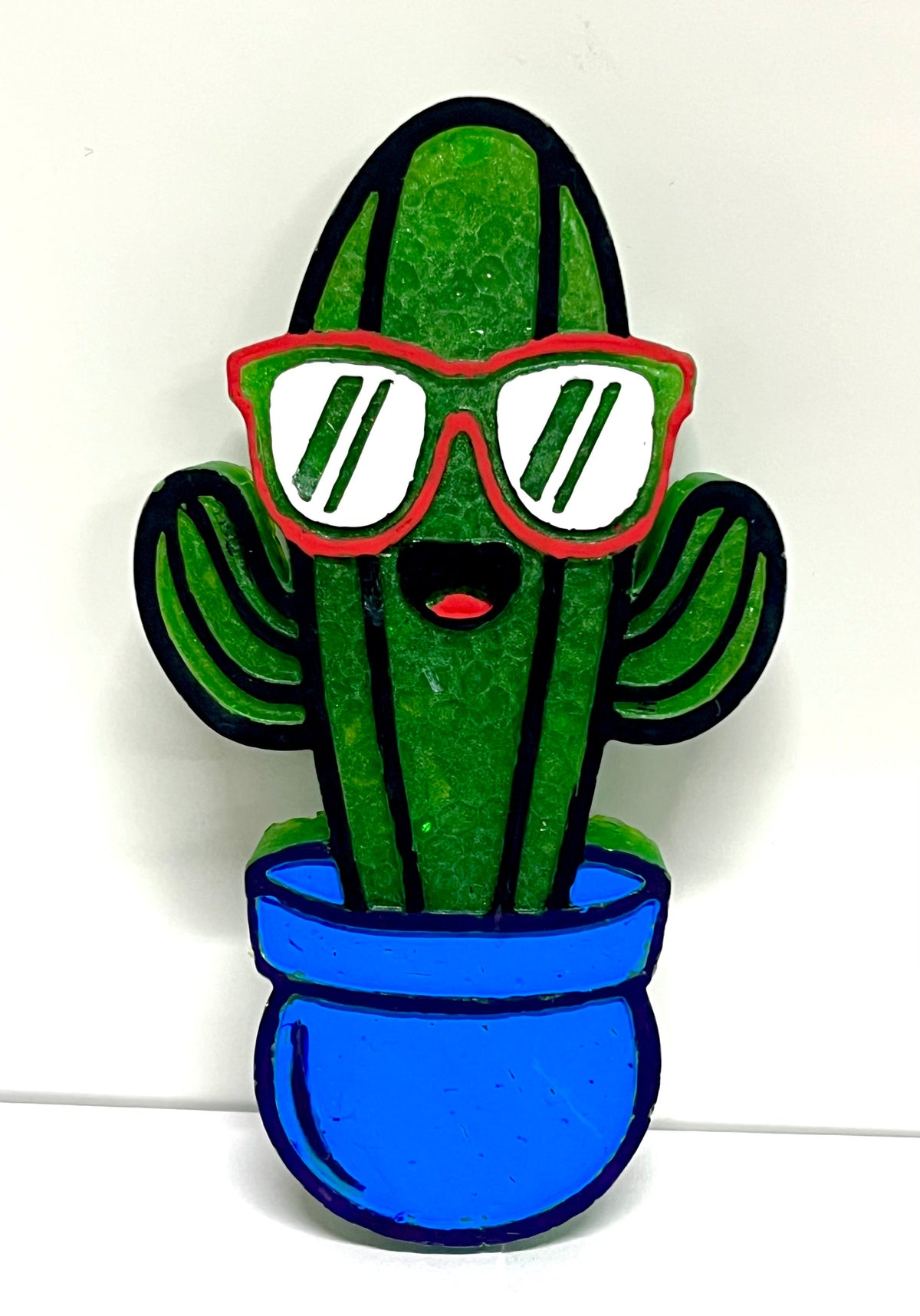 Cactus Mold with Hat and Scarf Add On Option