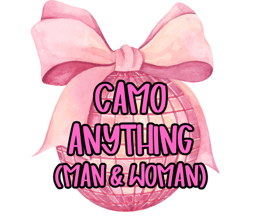 CAMOUFLAGE ANYTHING CAR FRESHIE CARD STOCK (CHOOSE IMAGE)