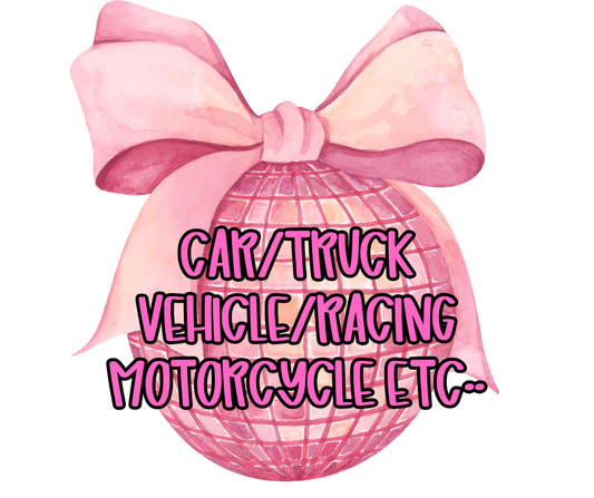 CAR TRUCK VEHICLE RACING MOTORCYCLE CAR FRESHIE CARD STOCK (CHOOSE IMAGE)