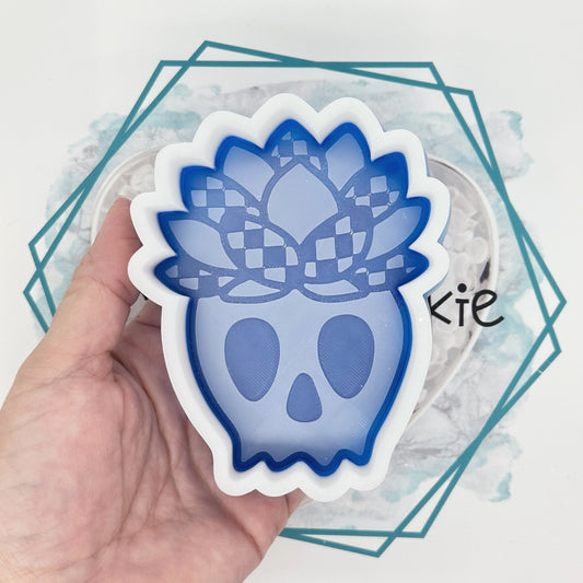 Skull Succulent Freshie Mold