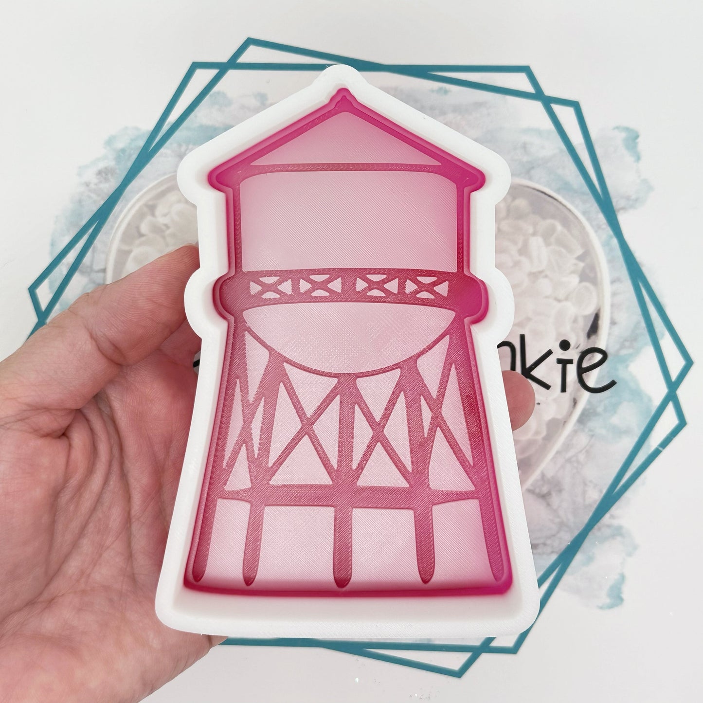 Water Tower Freshie Mold