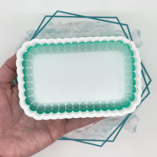 Turquoise Rectangle Frame Freshie Mold