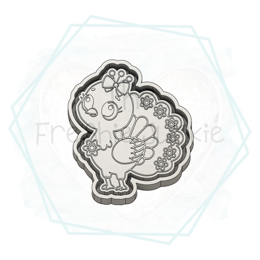 Cute Turkey Freshie Mold
