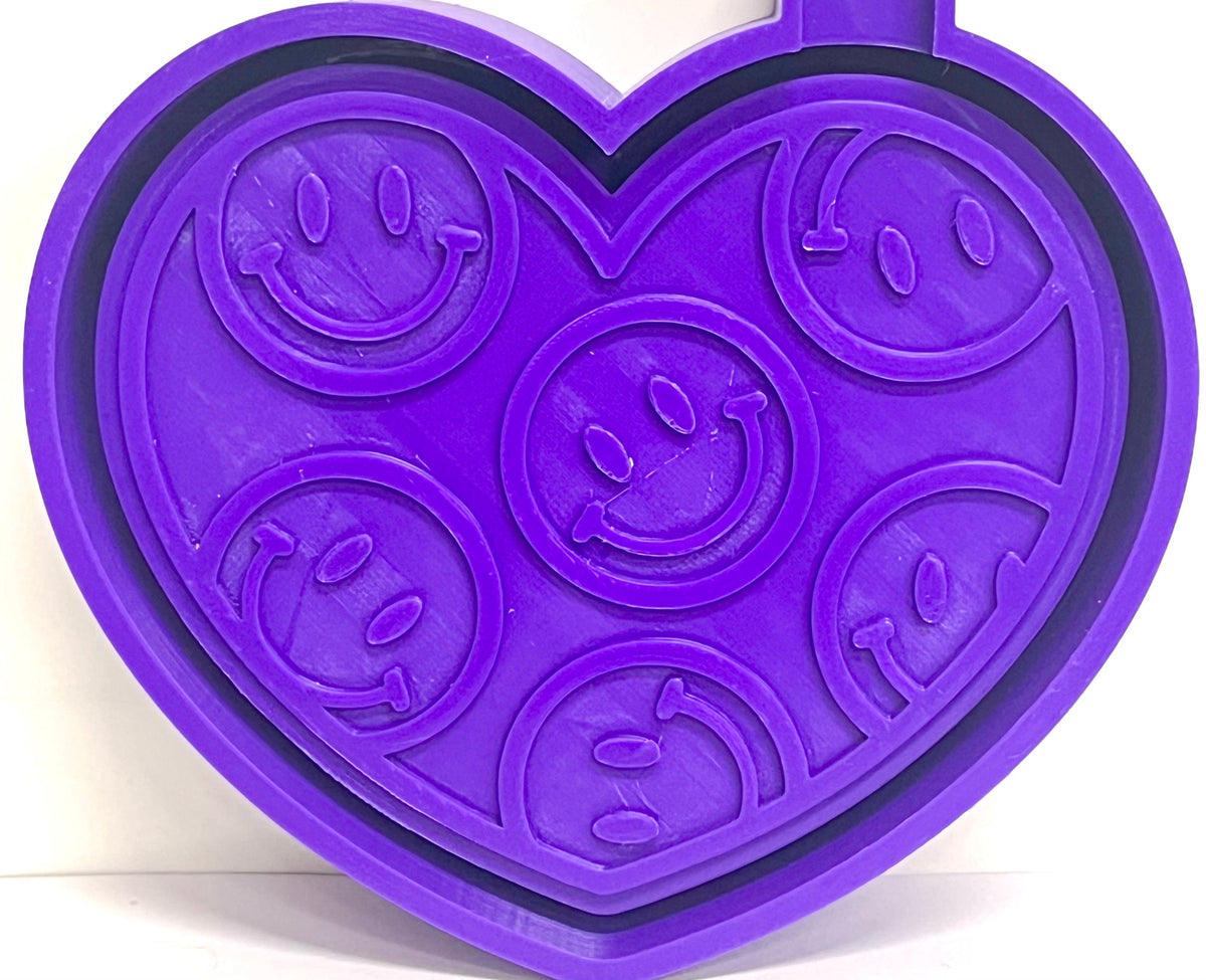Smiley Face Heart Mold