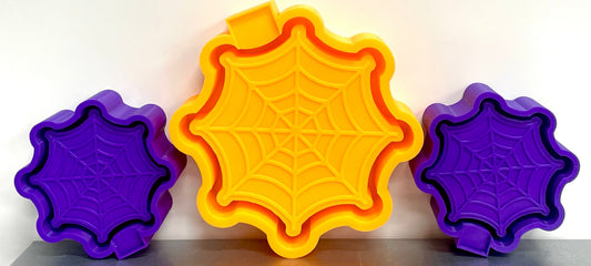 Halloween Spider Web & Vent Clip Mold Set