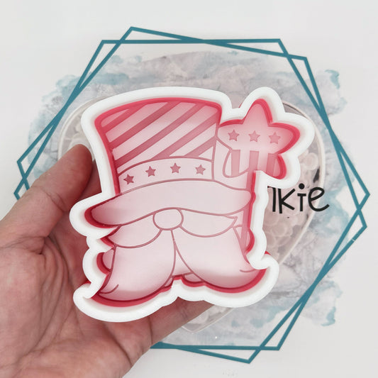 Patriotic Gnome Freshie Mold