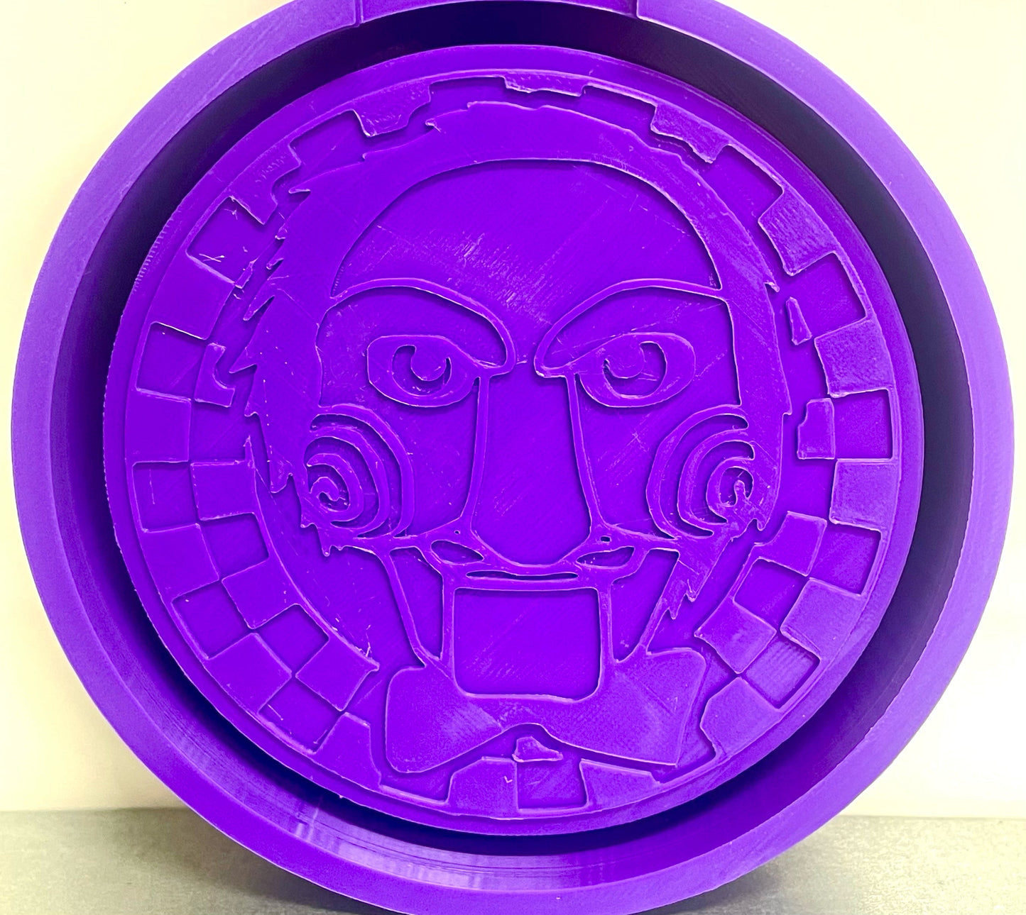 Checkered Circle Saw Halloween Mold