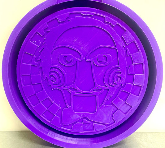 Checkered Circle Saw Halloween Mold