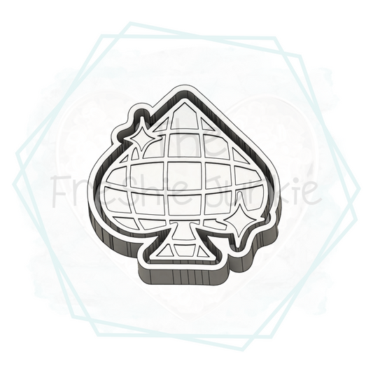 Disco Spade Freshie Mold