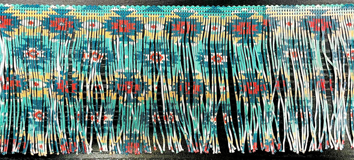 4” Fringe with Printed Designs