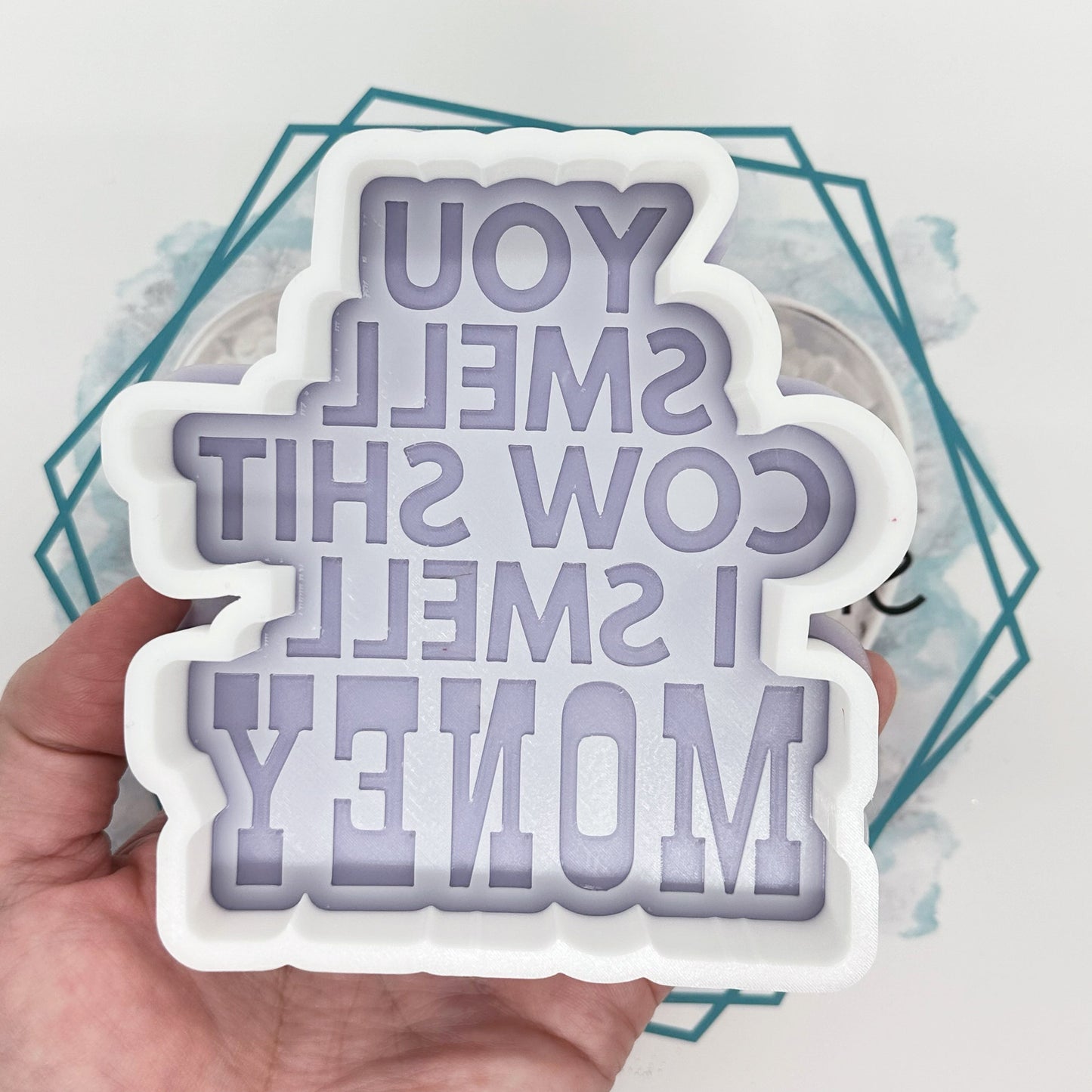 Cow Shit Freshie Mold