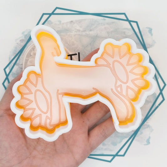 Show Lamb with Conchos Freshie Mold