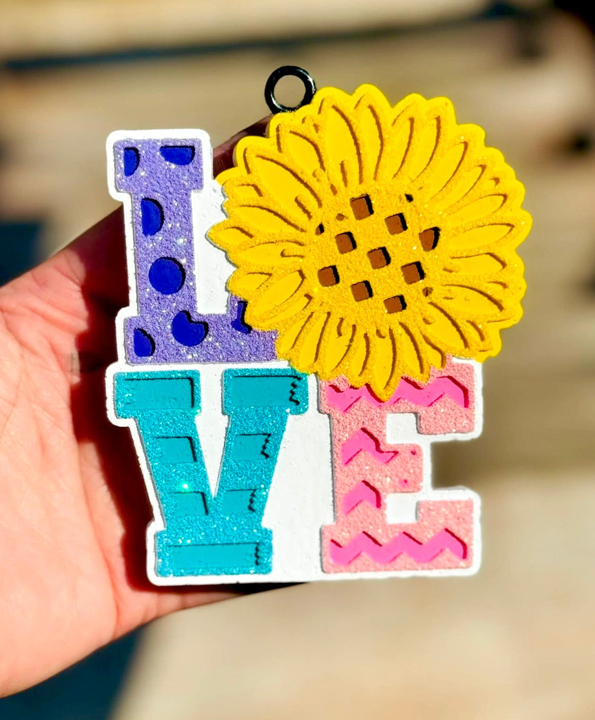 LOVE Sunflower Mold
