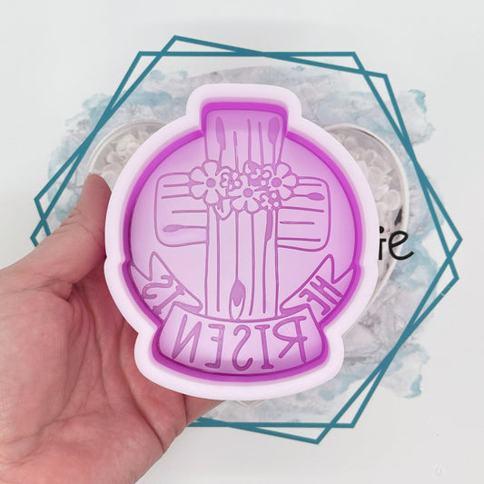 He is Risen (Cross) Freshie Mold