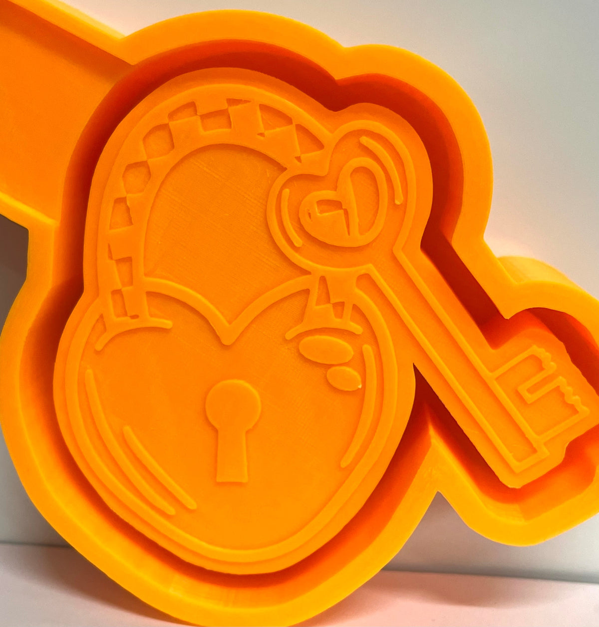 Heart Locket with Key Mold