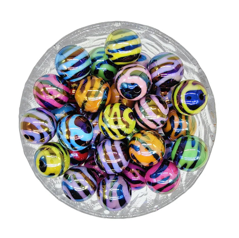 16mm Bubblegum Beads