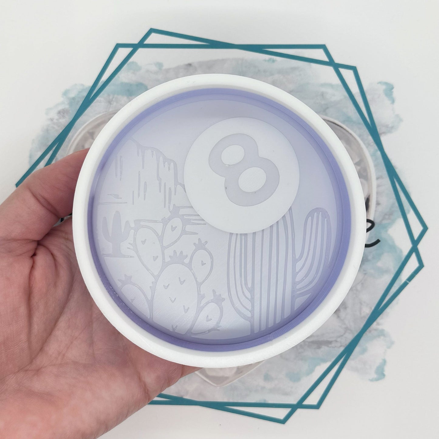 Western 8 Ball Freshie Mold
