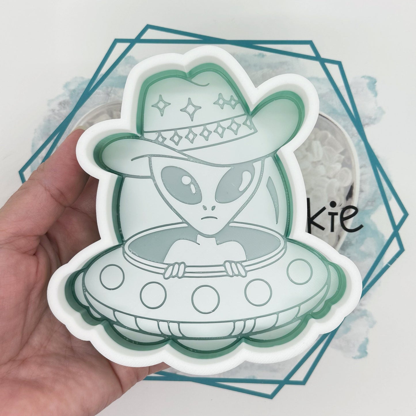 Cowboy Alien Freshie Mold