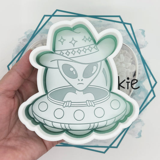 Cowboy Alien Freshie Mold