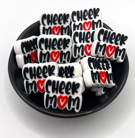 Cheer Mom Focal Bead