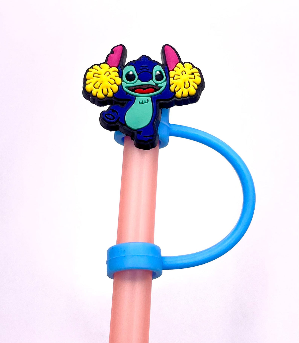 Straw Toppers - Blue Cartoon Guy Themed